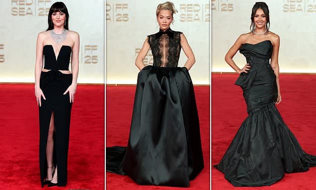 Dakota Johnson, Ana De Armas, and Rita Ora Dazzle at Red Sea International Film Festival Opening