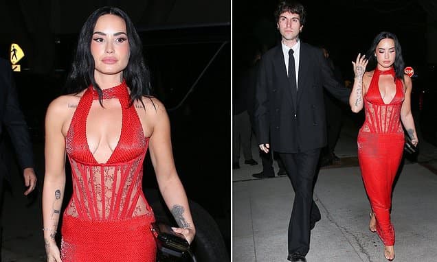 Demi Lovato Dazzles in Gown: A Night of Love and Strength!