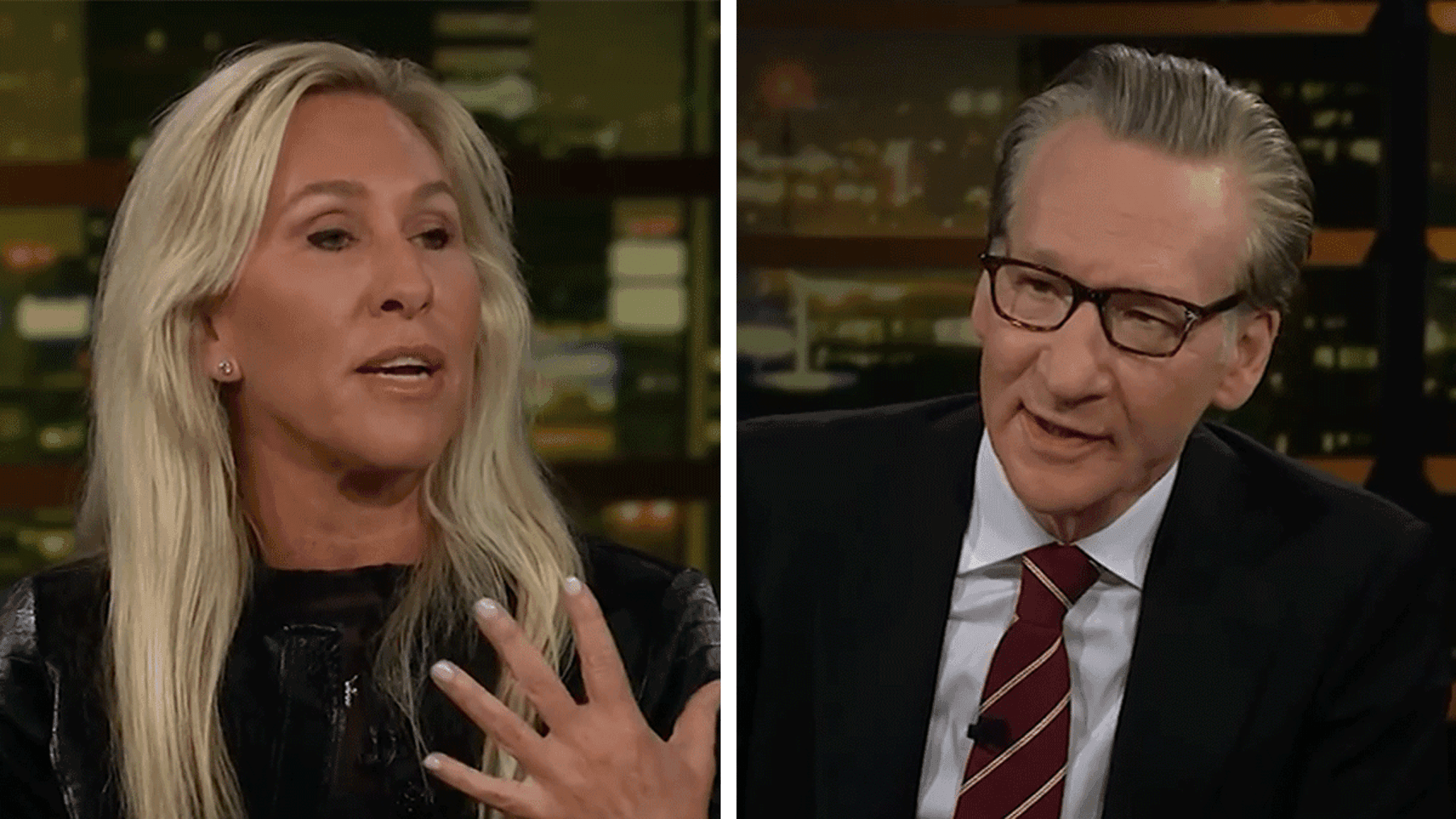 OMG! Marjorie Taylor Greene Gets a Makeover on Bill Maher! 🎃