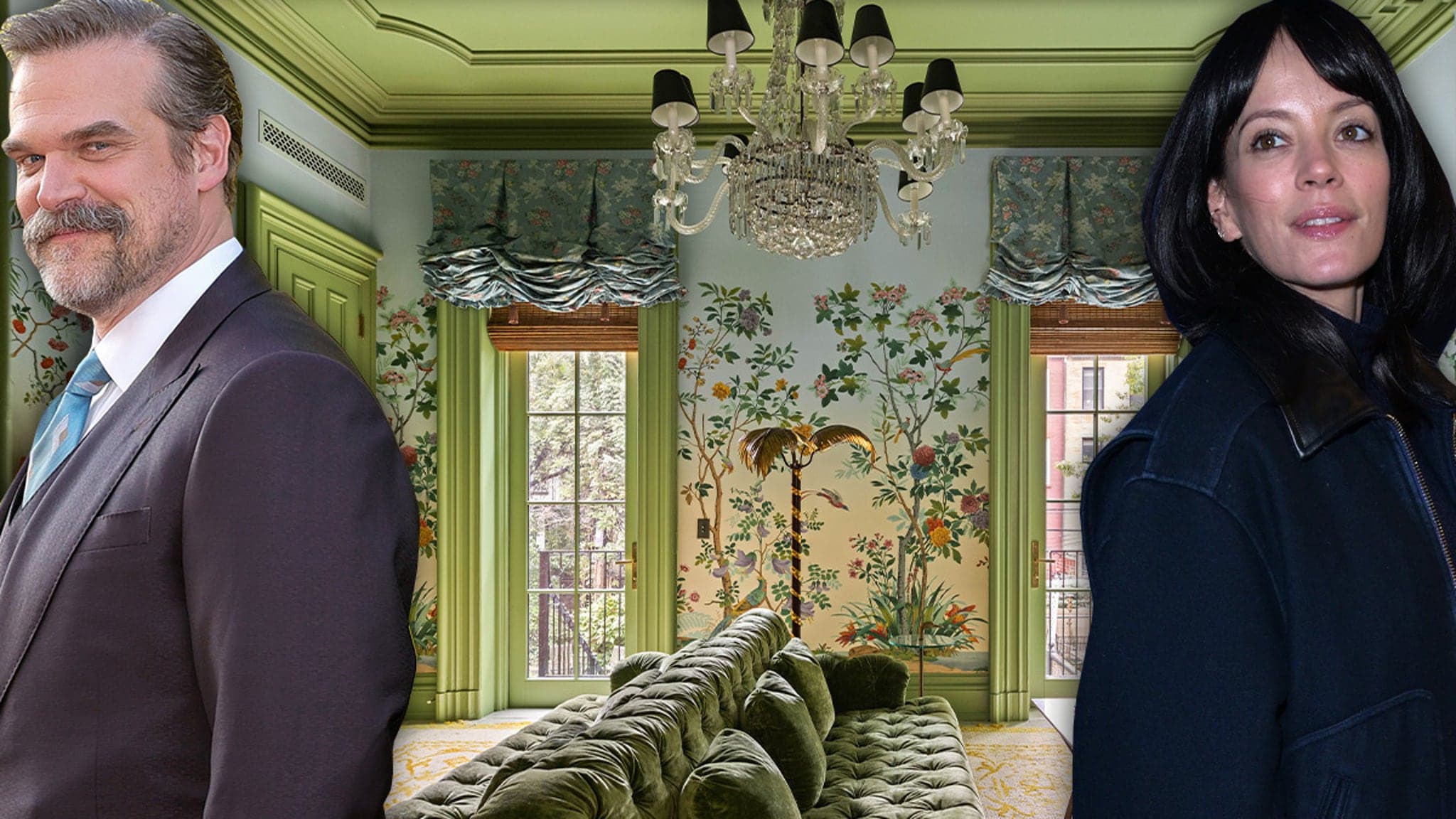 LILY ALLEN & DAVID HARBOUR FLEE NYC LIKE IT'S ON FIRE! 😱🔥